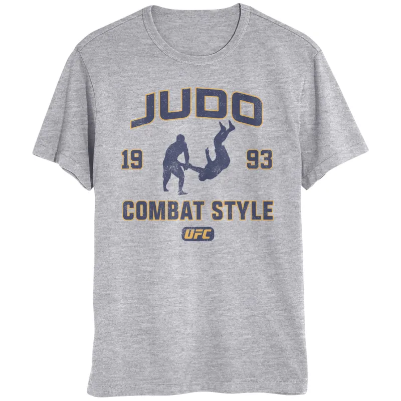 Men's Heather Gray UFC Judo Combat Style T-Shirt sold by UFC