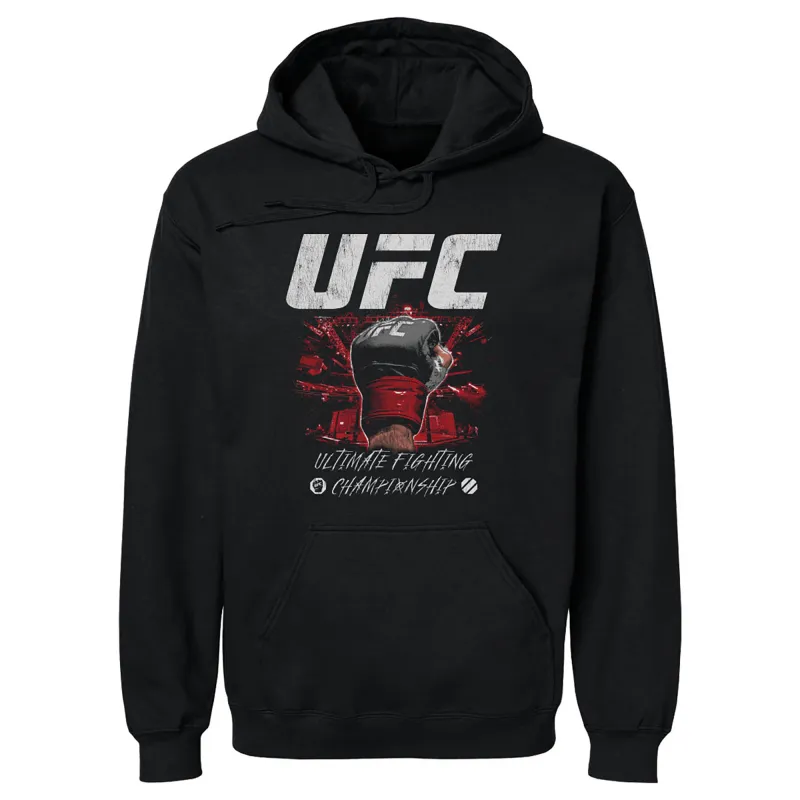 Men's  Black UFC Grunge Fist Pullover Hoodie sold by UFC