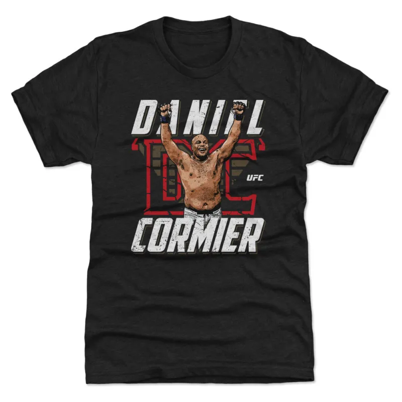 Men's 500 Level  Heather Black Daniel Cormier "DC" Premium Tri-Blend T-Shirt sold by UFC