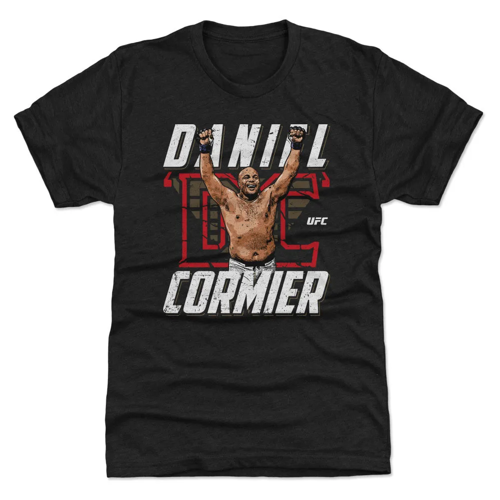 Men's 500 Level Heather Black Daniel Cormier "DC" Premium Tri-Blend T-Shirt sold by UFC