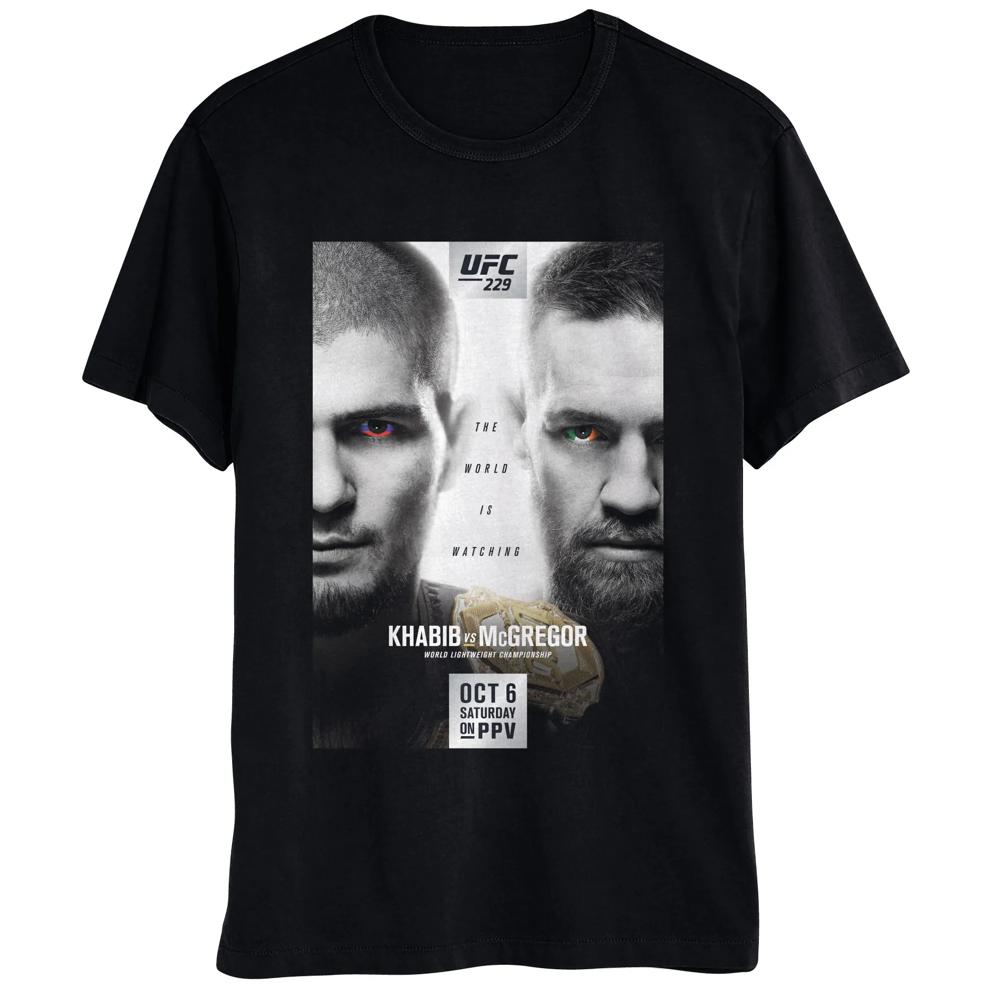 Men's Black UFC UFC 229 Khabib vs. McGregor T-Shirt sold by UFC