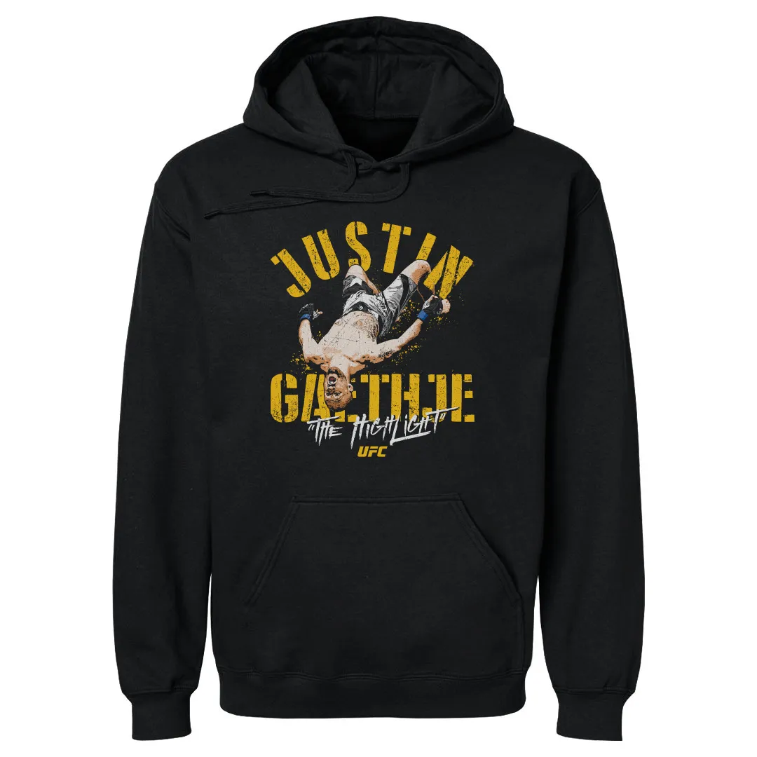Men's 500 Level Black Justin Gaethje Pullover Hoodie sold by UFC