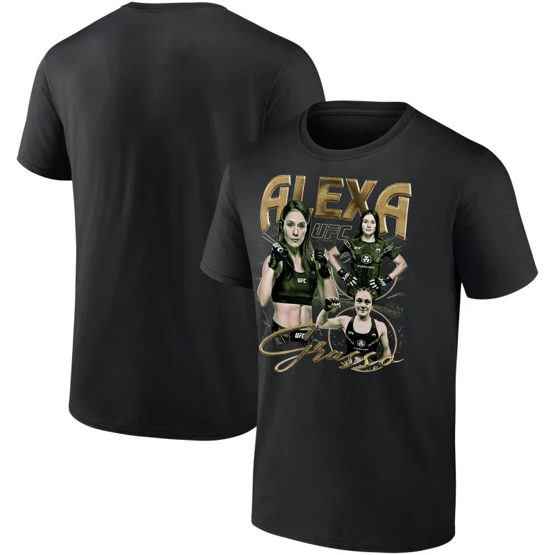 Men's Black Alexa Grasso UFC 315 T-Shirt sold by UFC