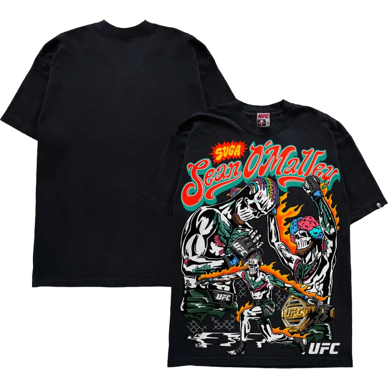Men's Warren Lotas Black Sean O'Malley Graphic T-Shirt sold by UFC