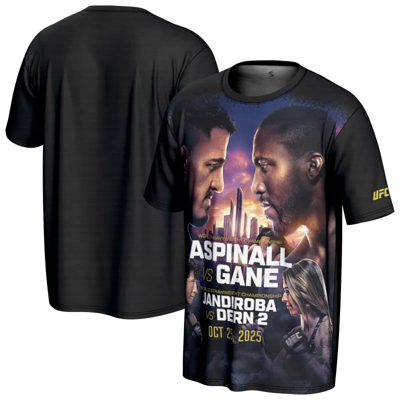 Men's ProSphere  Black UFC 321 T-Shirt sold by UFC