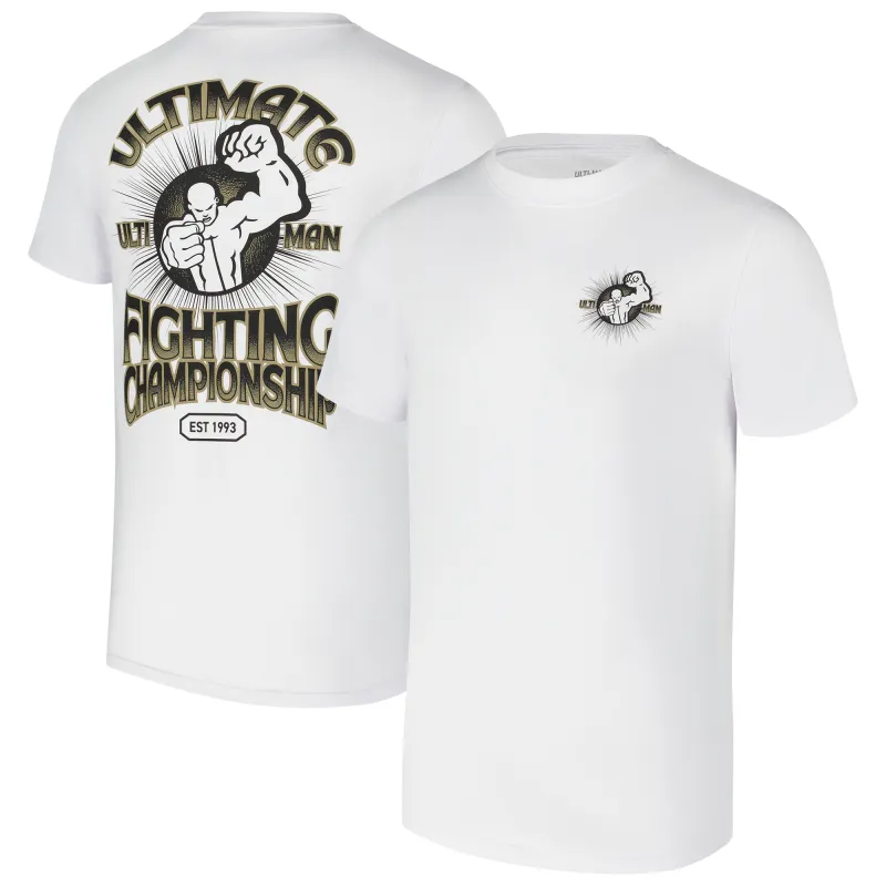 Men's UFC White Ulti-Man Break Free T-Shirt sold by UFC