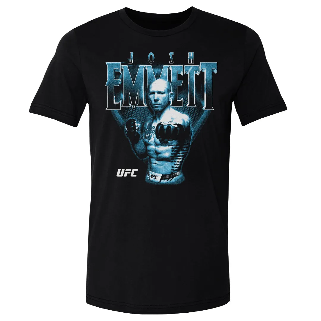Men's Black Josh Emmett Retro Bitmap T-Shirt sold by UFC