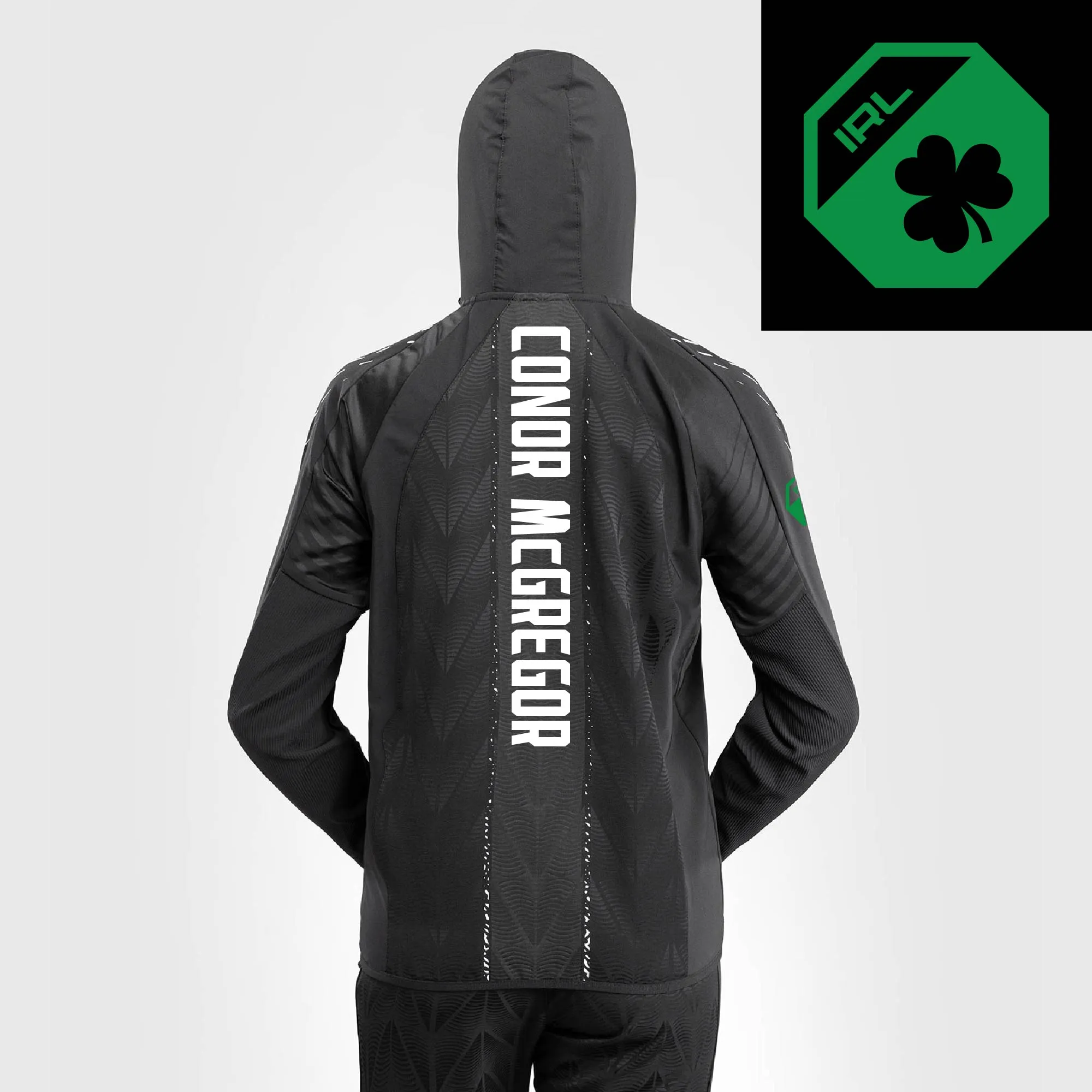 Women's UFC Zenith by Venum Black Conor McGregor Authentic Fight Night Full-Zip Walkout Hoodie sold by UFC
