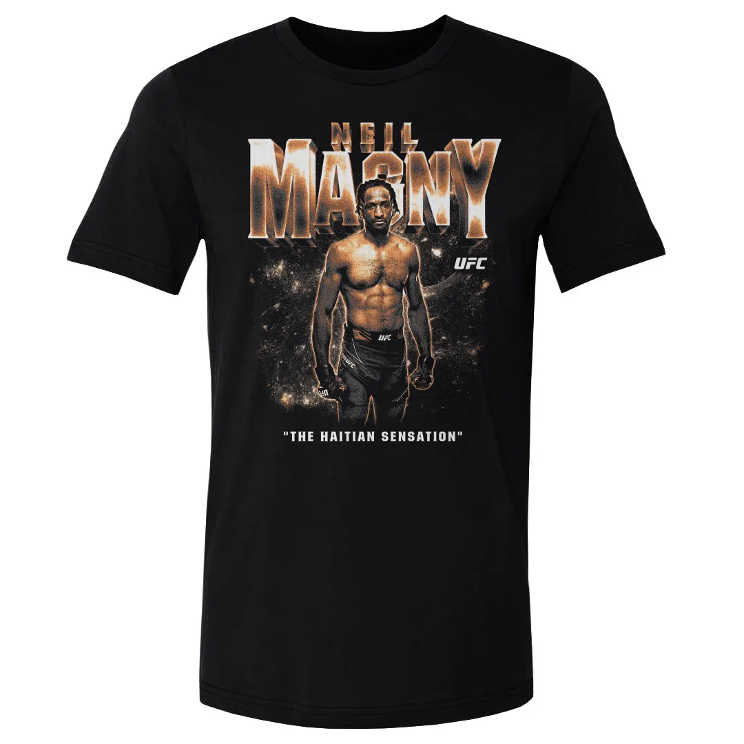 Men's Black Neil Magny Retro Bitmap T-Shirt sold by UFC