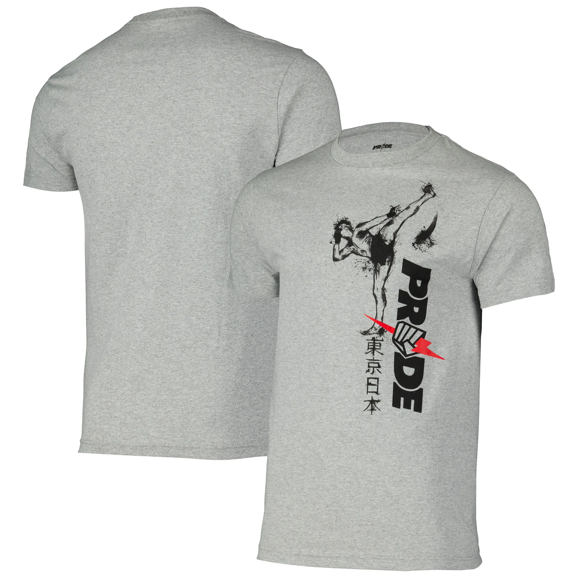 Men's UFC Gray Pride Fighting Championships Kick T-Shirt sold by UFC