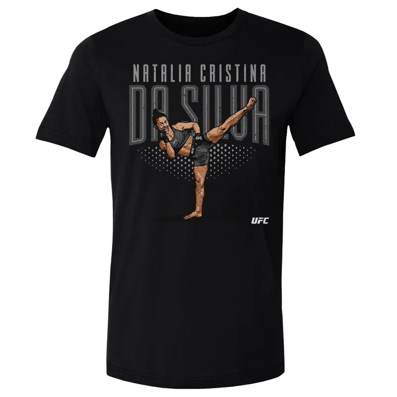 Men's 500 Level Black Natalia Silva High Kick T-Shirt sold by UFC