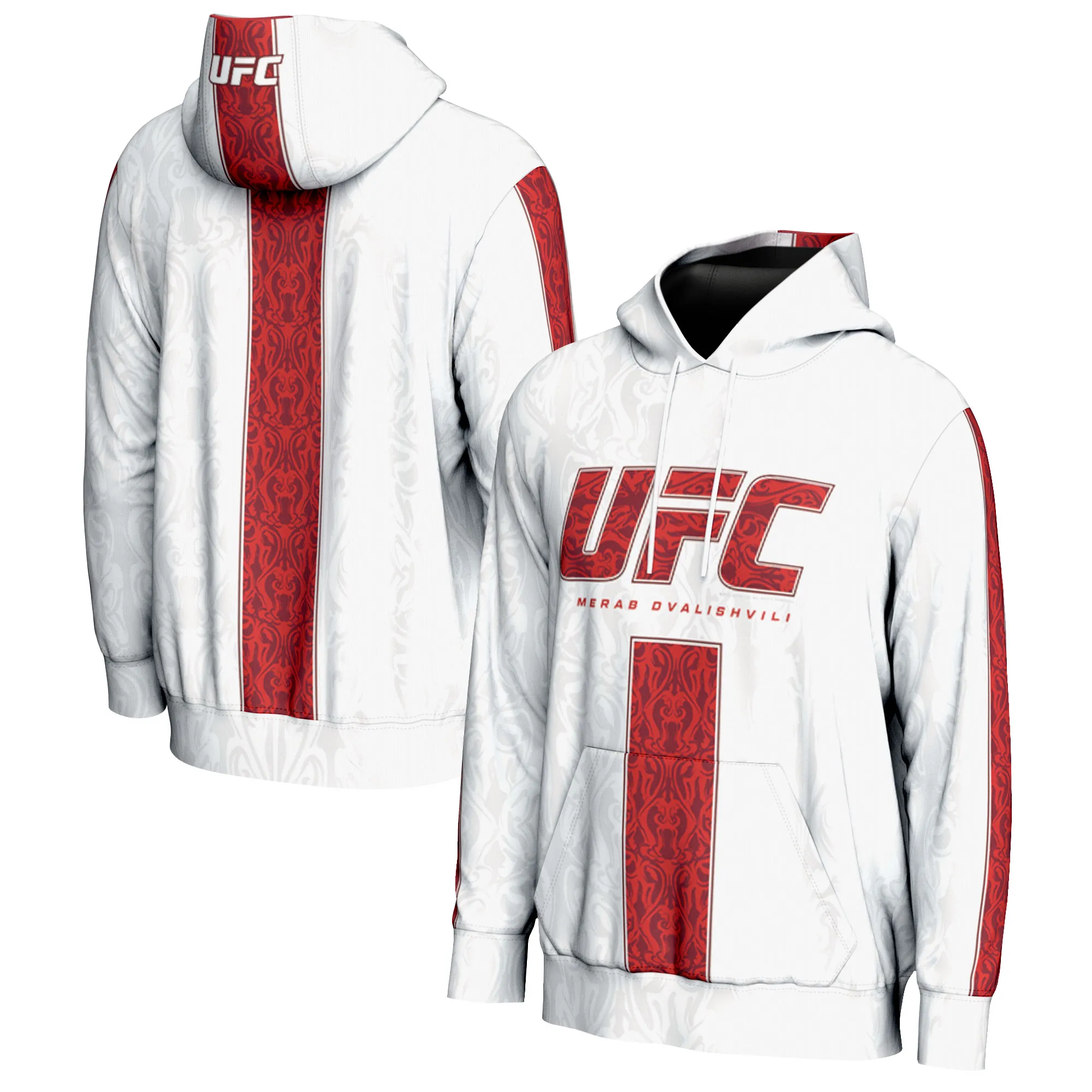 Men's ProSphere White Merab Dvalishvili UFC Unrivaled Hoodie sold by UFC