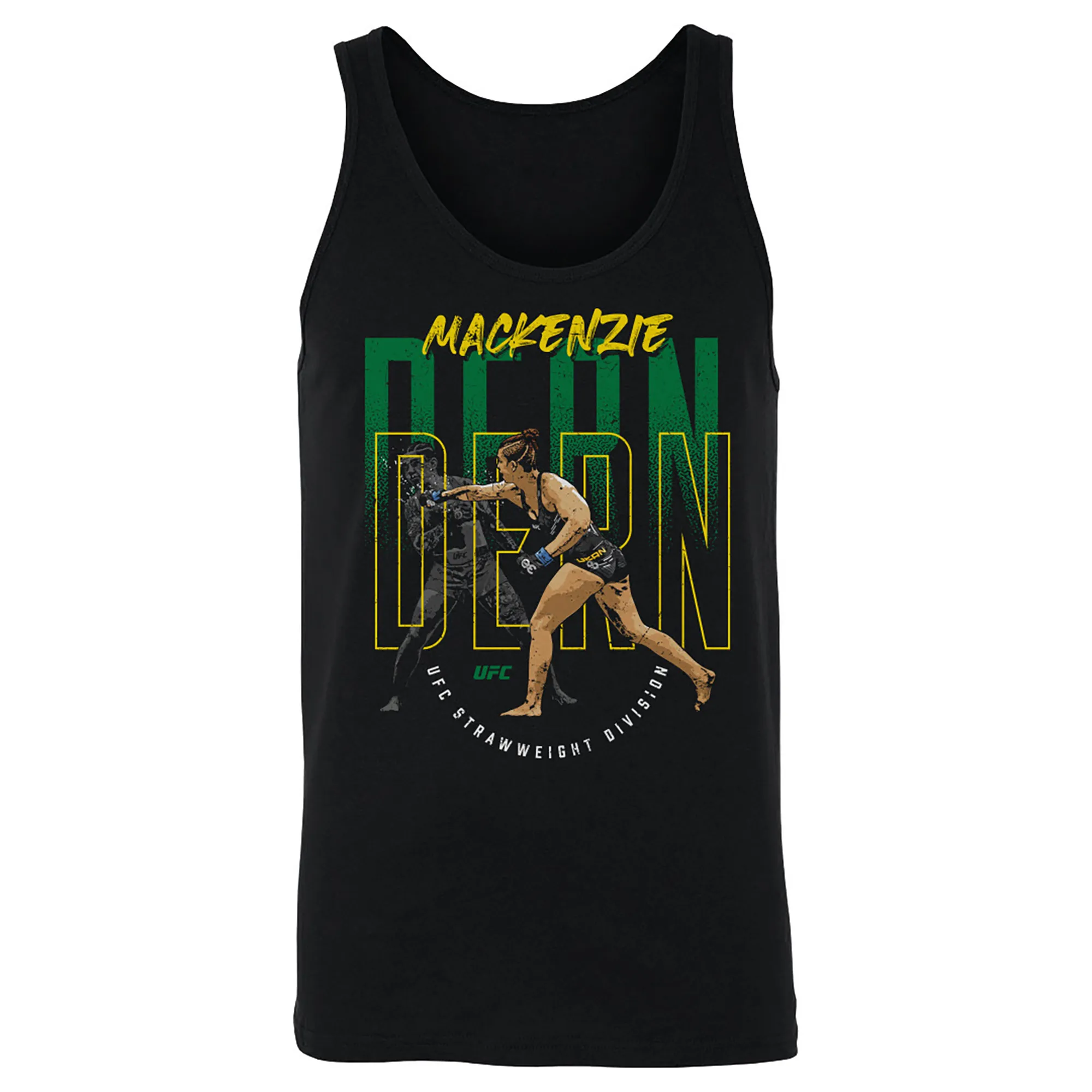 Men's 500 Level Black Mackenzie Dern Punch Tank Top sold by UFC