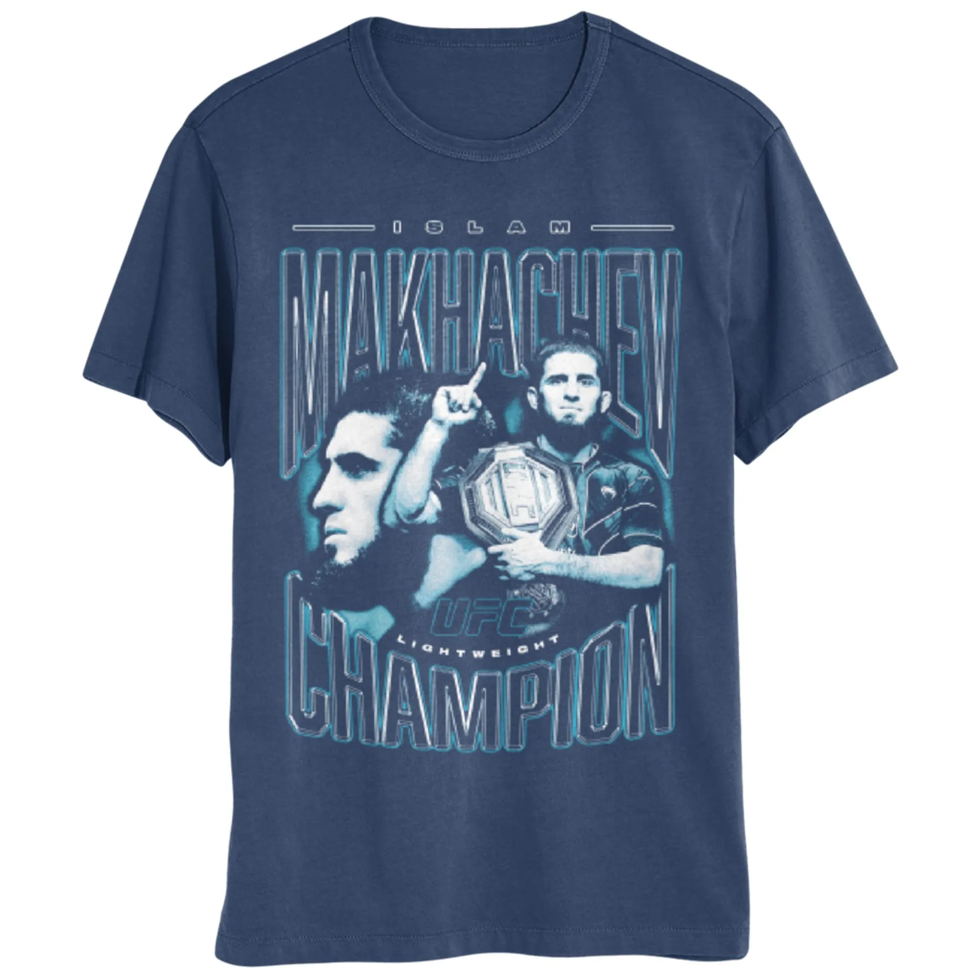Men's Navy Islam Makhachev T-Shirt sold by UFC