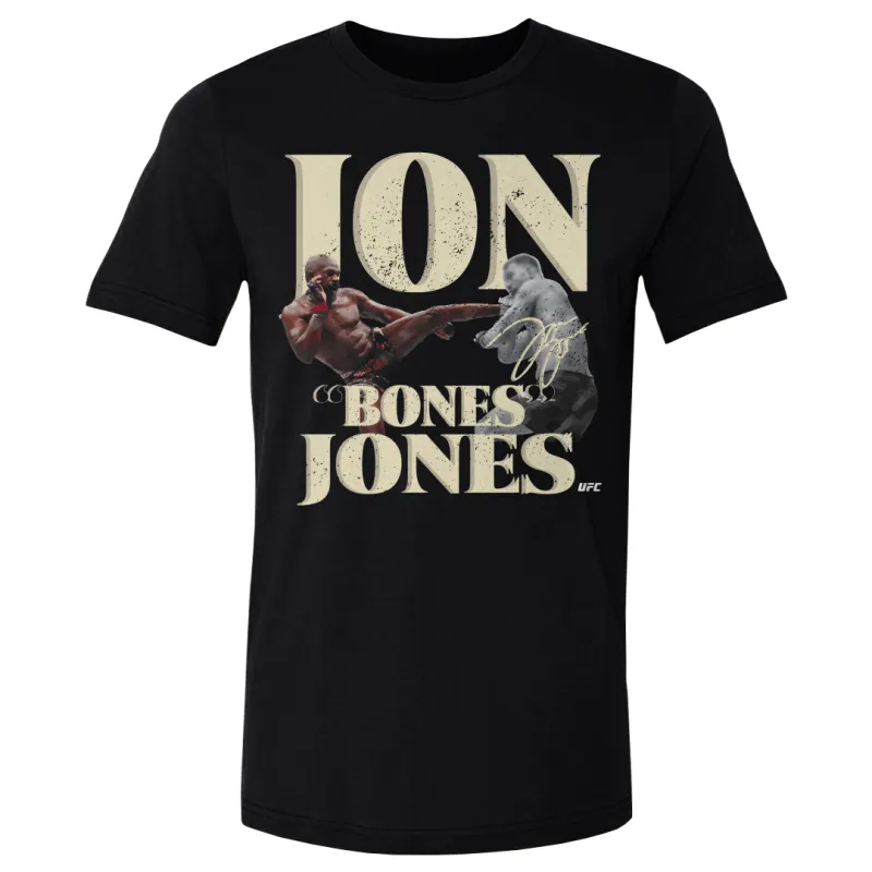 Men's  Black Jon Jones High Kick T-Shirt sold by UFC