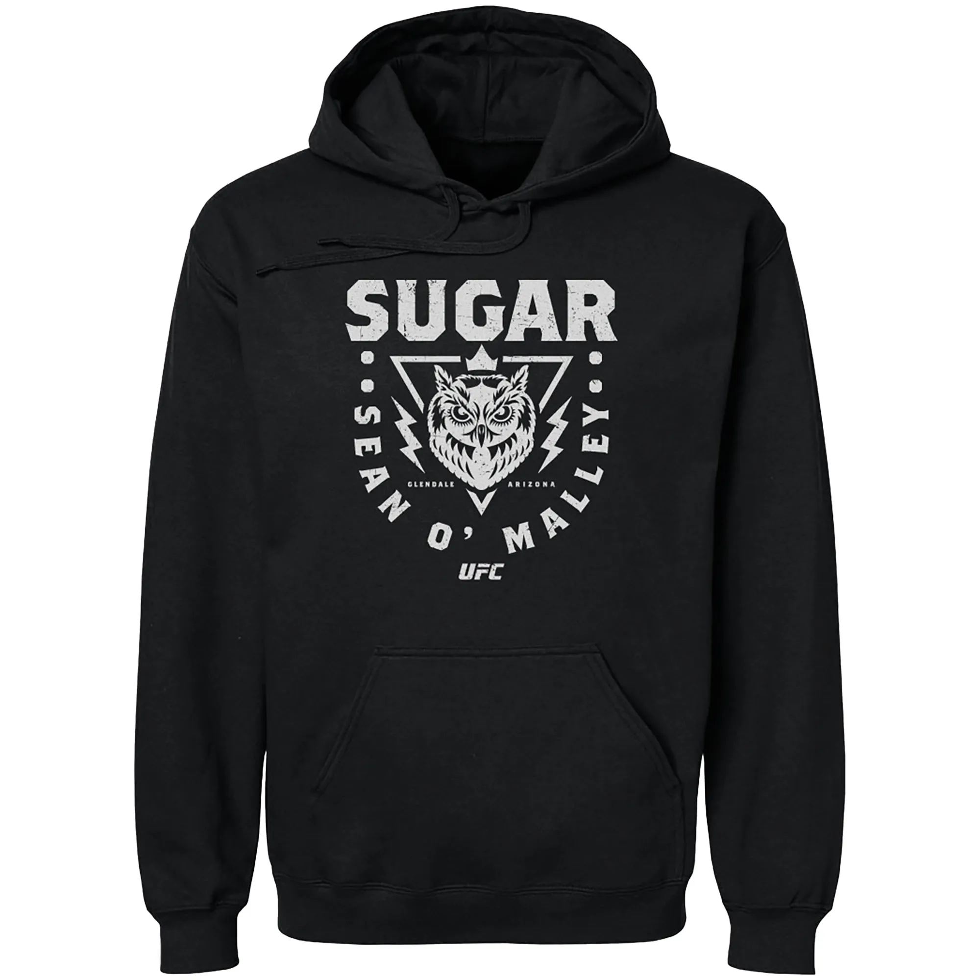 Men's 500 Level Black Sean O'Malley The Sugar Show Pullover Hoodie sold by UFC
