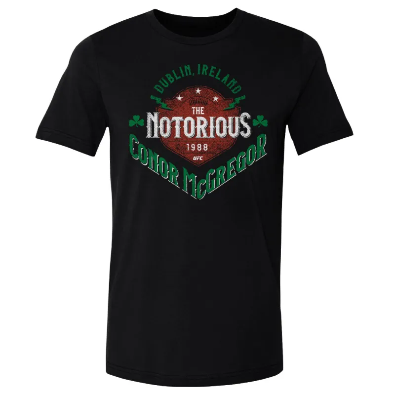 Men's 500 Level Black Conor McGregor T-Shirt sold by UFC