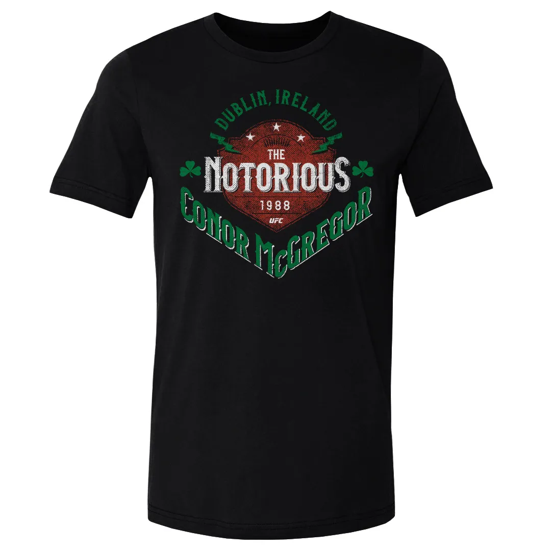 Men's 500 Level Black Conor McGregor T-Shirt sold by UFC
