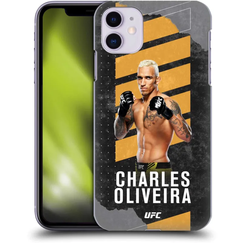 Charles Oliveira Fight Card Hard Shell iPhone Case sold by UFC