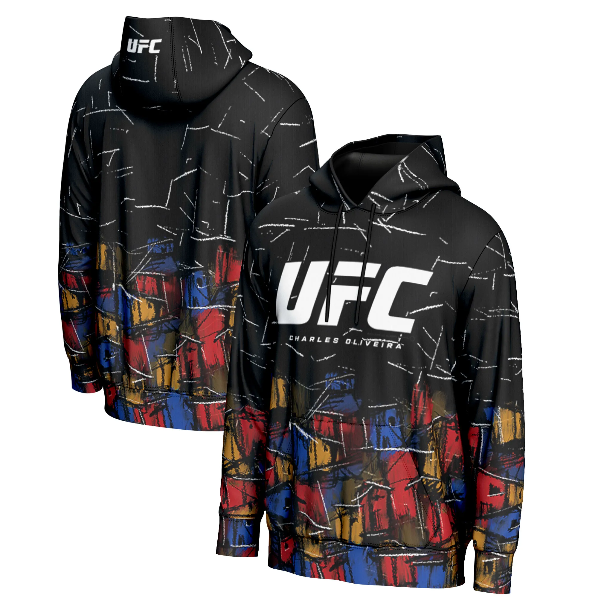 Men's ProSphere Black Charles Oliveira UFC Unrivaled Hoodie sold by UFC