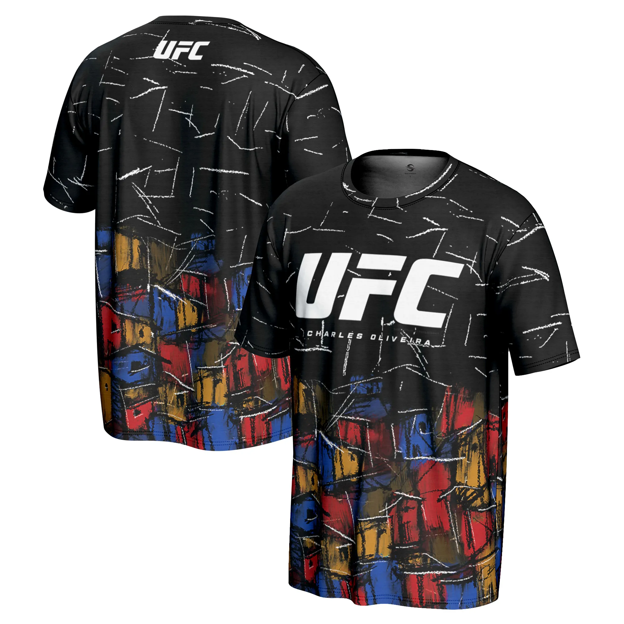 Men's ProSphere Black Charles Oliveira UFC Unrivaled T-Shirt sold by UFC