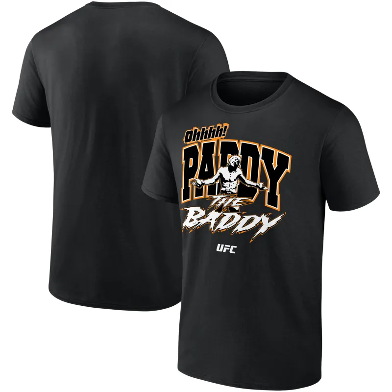 Men's Black Paddy Pimblett Oh, Paddy The Baddy Fighter T-Shirt sold by UFC