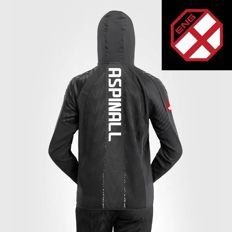 Women's UFC Zenith by Venum Black Tom Aspinall Authentic Fight Night Full-Zip Walkout Hoodie made by UFC