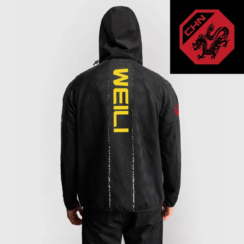 Men's UFC Zenith by Venum Black Zhang Weili Authentic Fight Night Full-Zip Walkout Hoodie sold by UFC