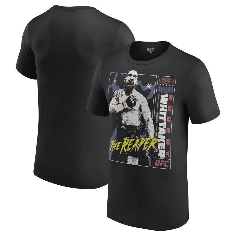 Men's UFC Black Robert Whittaker Poster T-Shirt sold by UFC