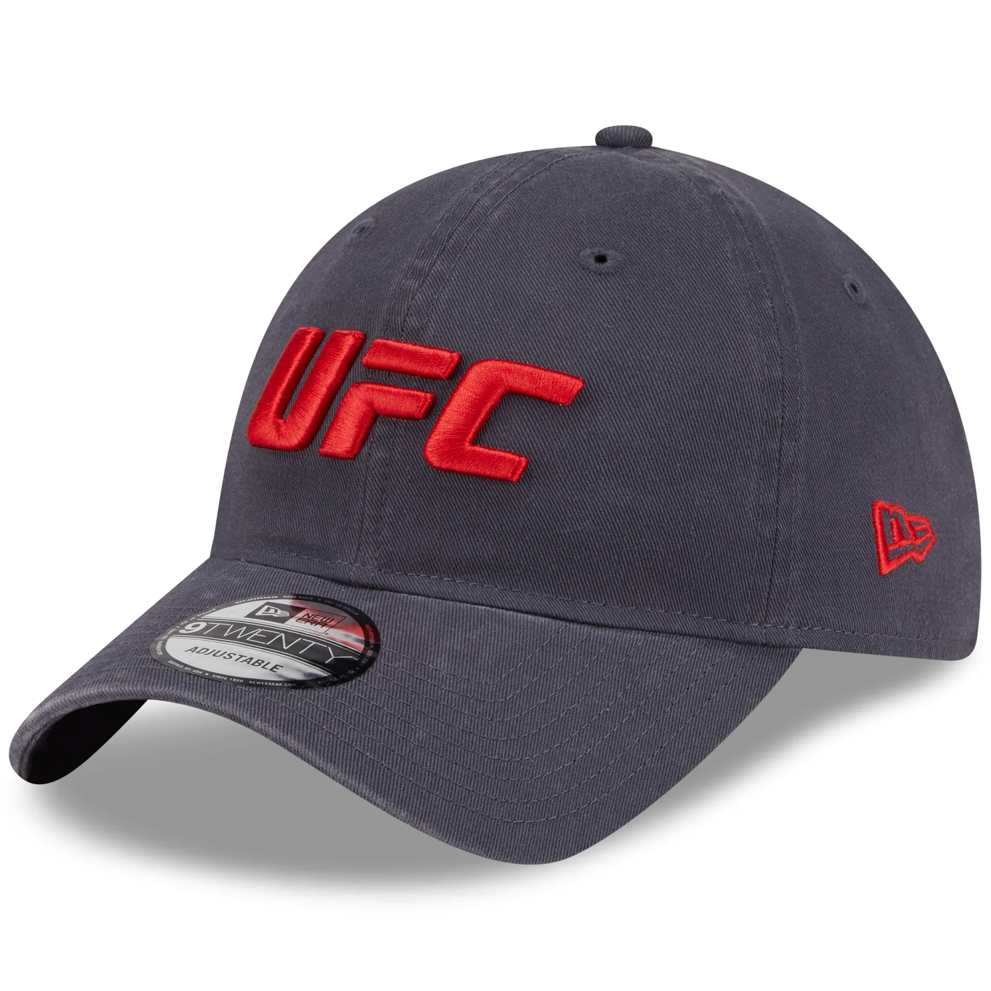 Men's New Era Gray UFC A-Frame 9TWENTY Adjustable Hat sold by UFC