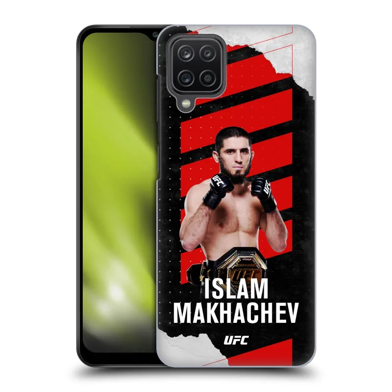 Islam Makhachev Fight Card Hard Shell Samsung Phone Case made by UFC
