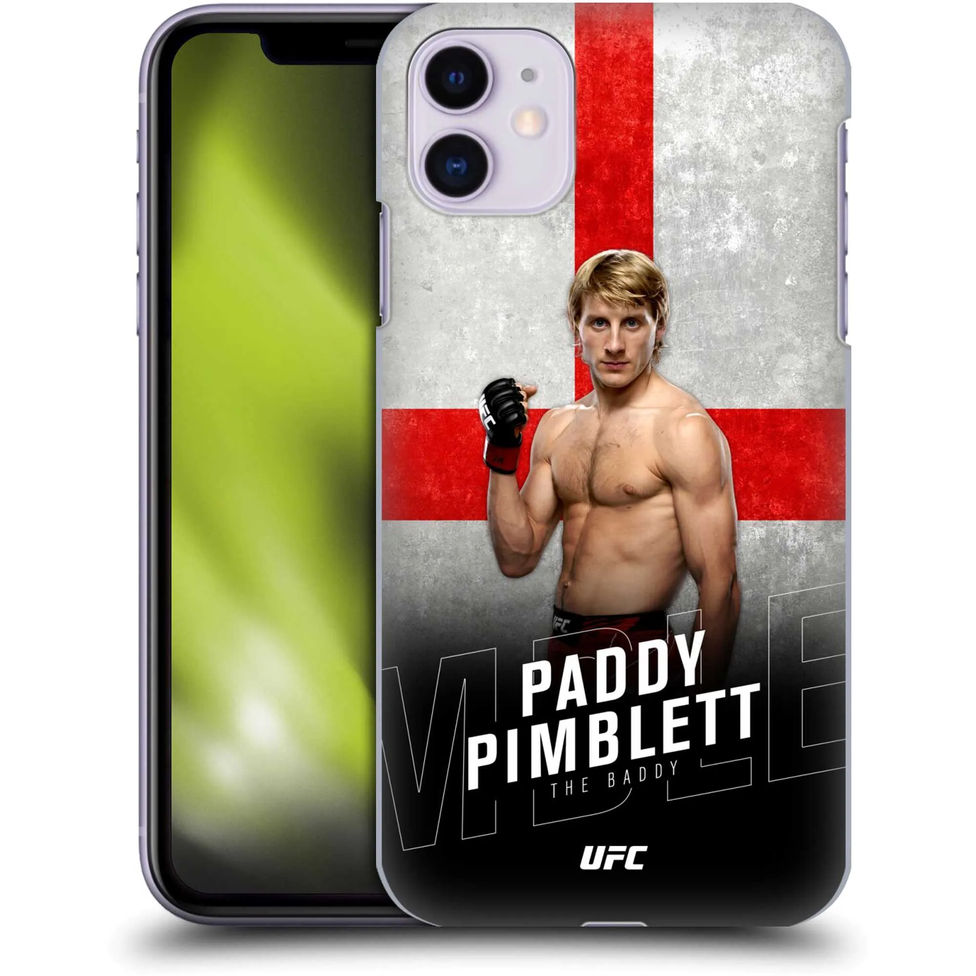 Paddy Pimblett England Flag Hard Shell iPhone Case sold by UFC