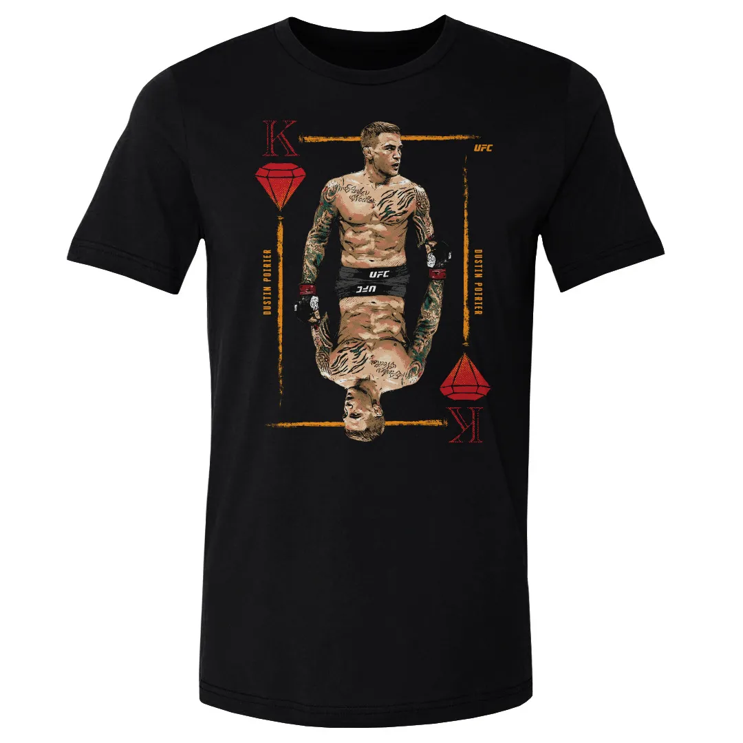 Men's Black Dustin Poirier King of Diamond T-Shirt sold by UFC