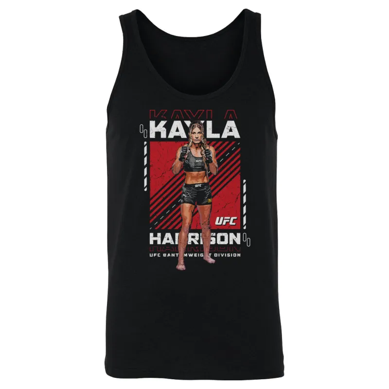 Men's 500 Level Black Kayla Harrison Pose Tank Top sold by UFC