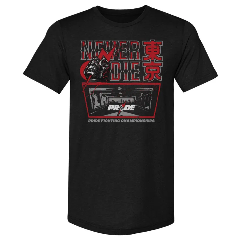 Men's 500 Level Heather Black Pride Fighting Championship Character Premium Tri-Blend T-Shirt sold by UFC