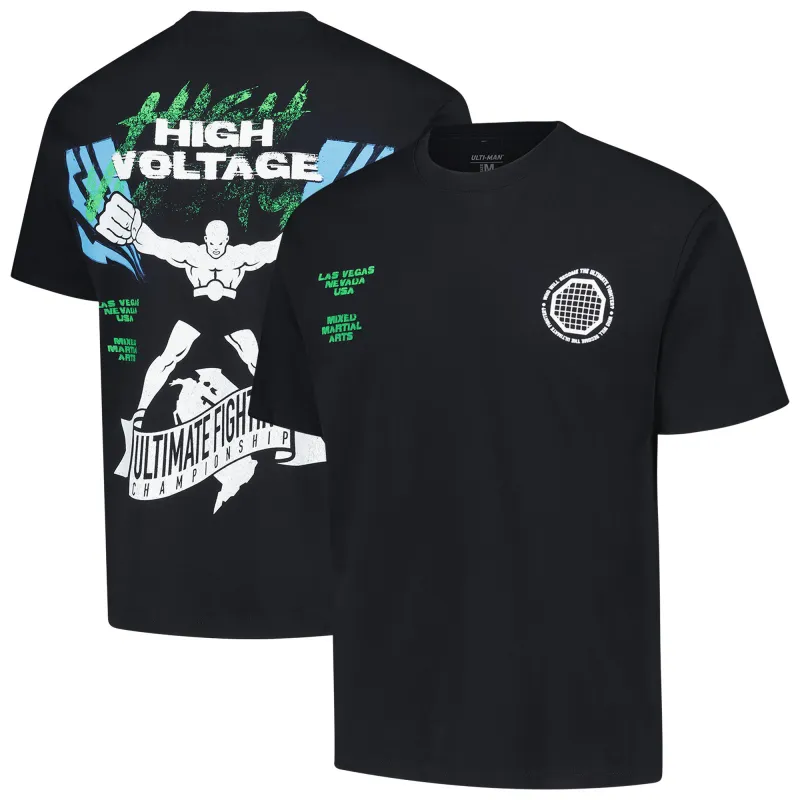 Men's Black UFC  Ultiman In Vegas Boxy T-Shirt sold by UFC