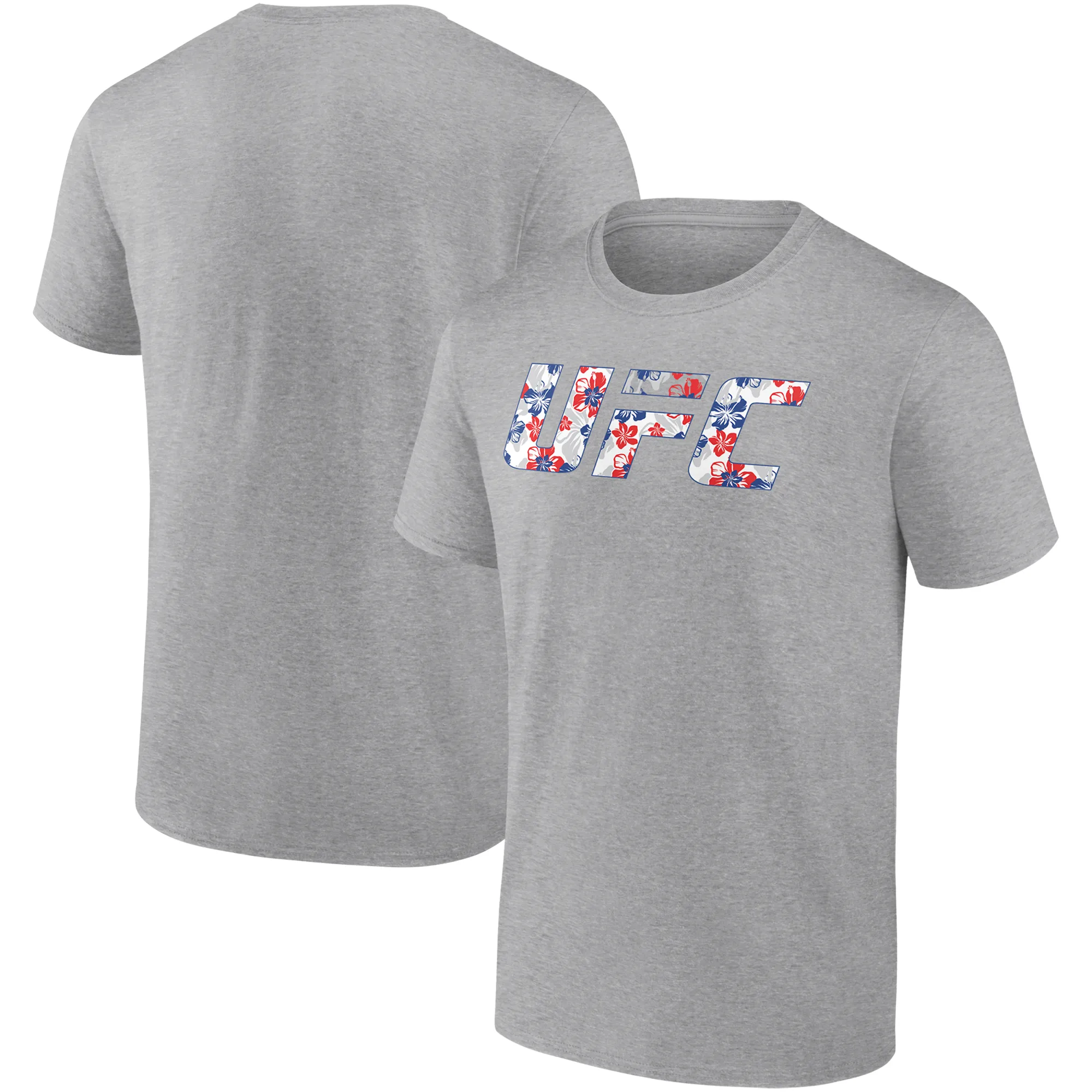Men's Heather Gray Max Holloway Unrivaled UFC Logo T-Shirt sold by UFC