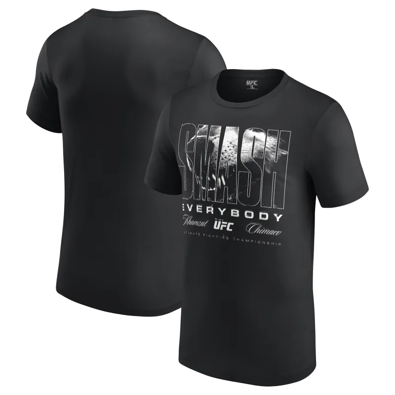 Men's Black Khamzat Chimaev Graphic T-Shirt sold by UFC
