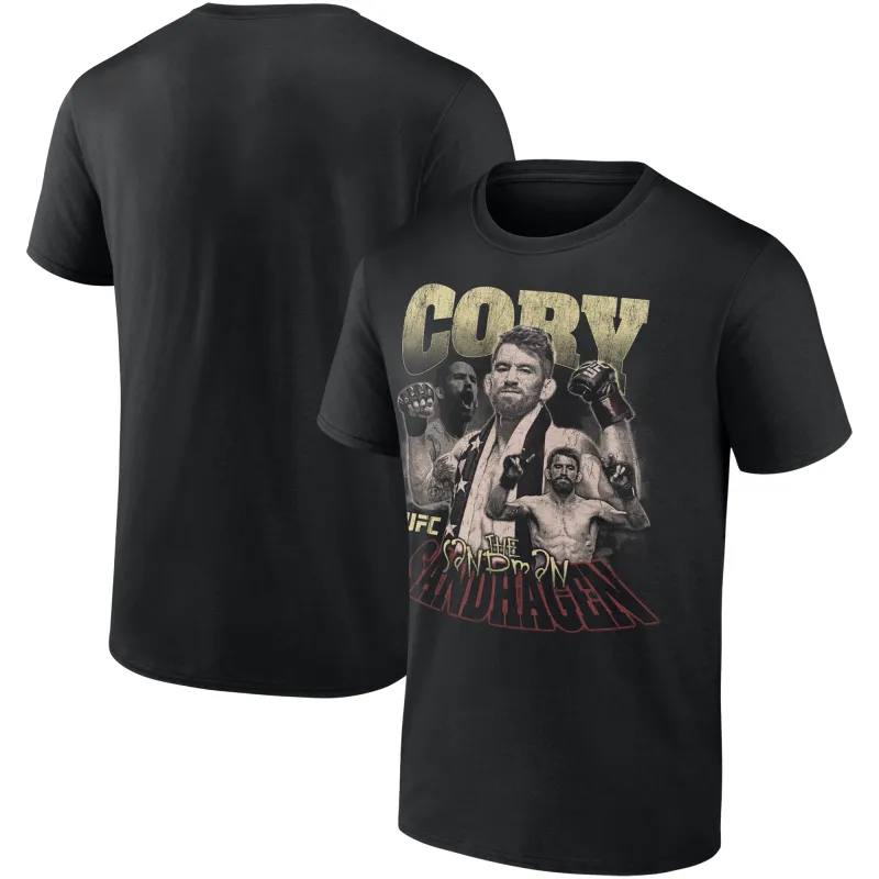 Men's Black Cory Sandhagen Graphic T-Shirt made by UFC