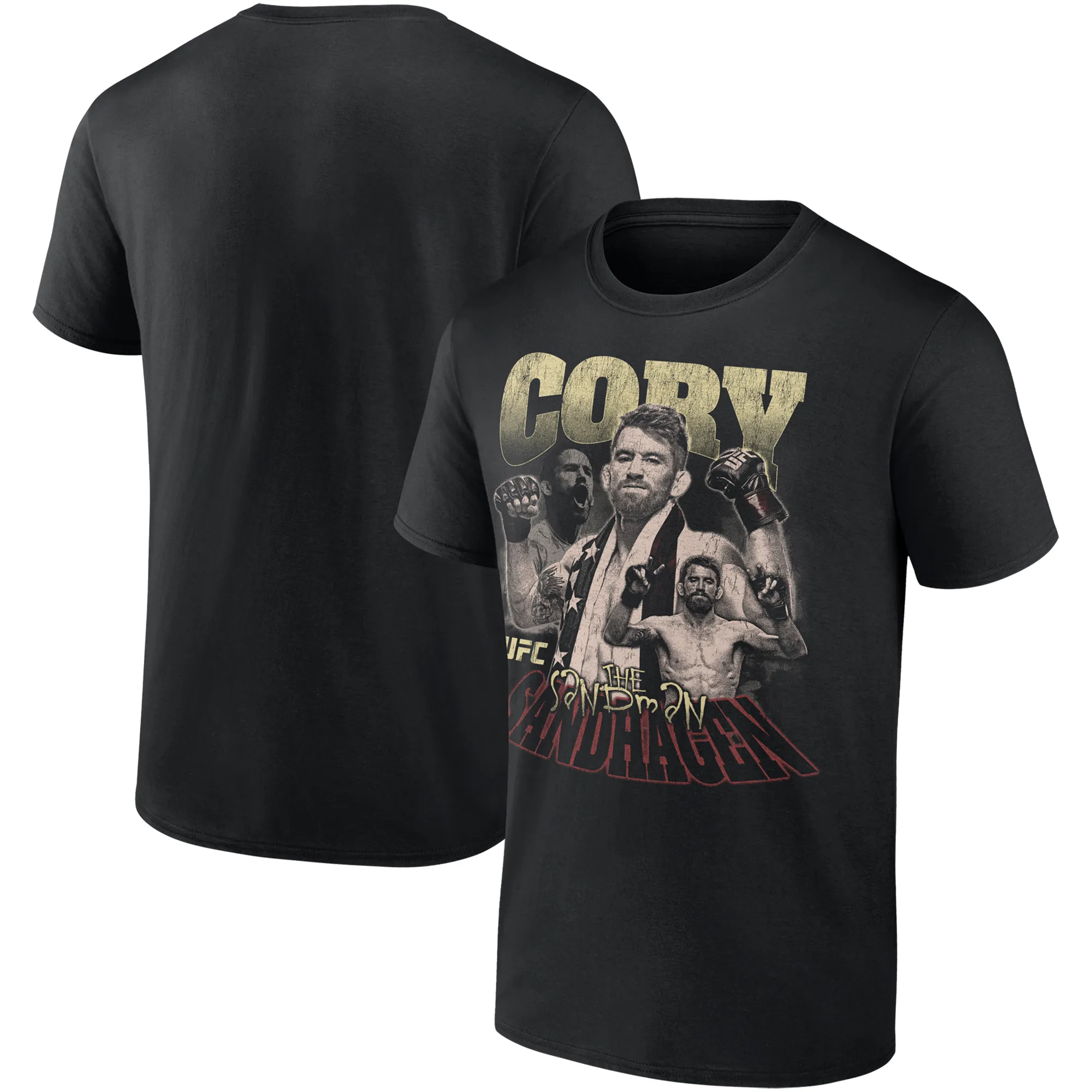 Men's Black Cory Sandhagen Graphic T-Shirt sold by UFC