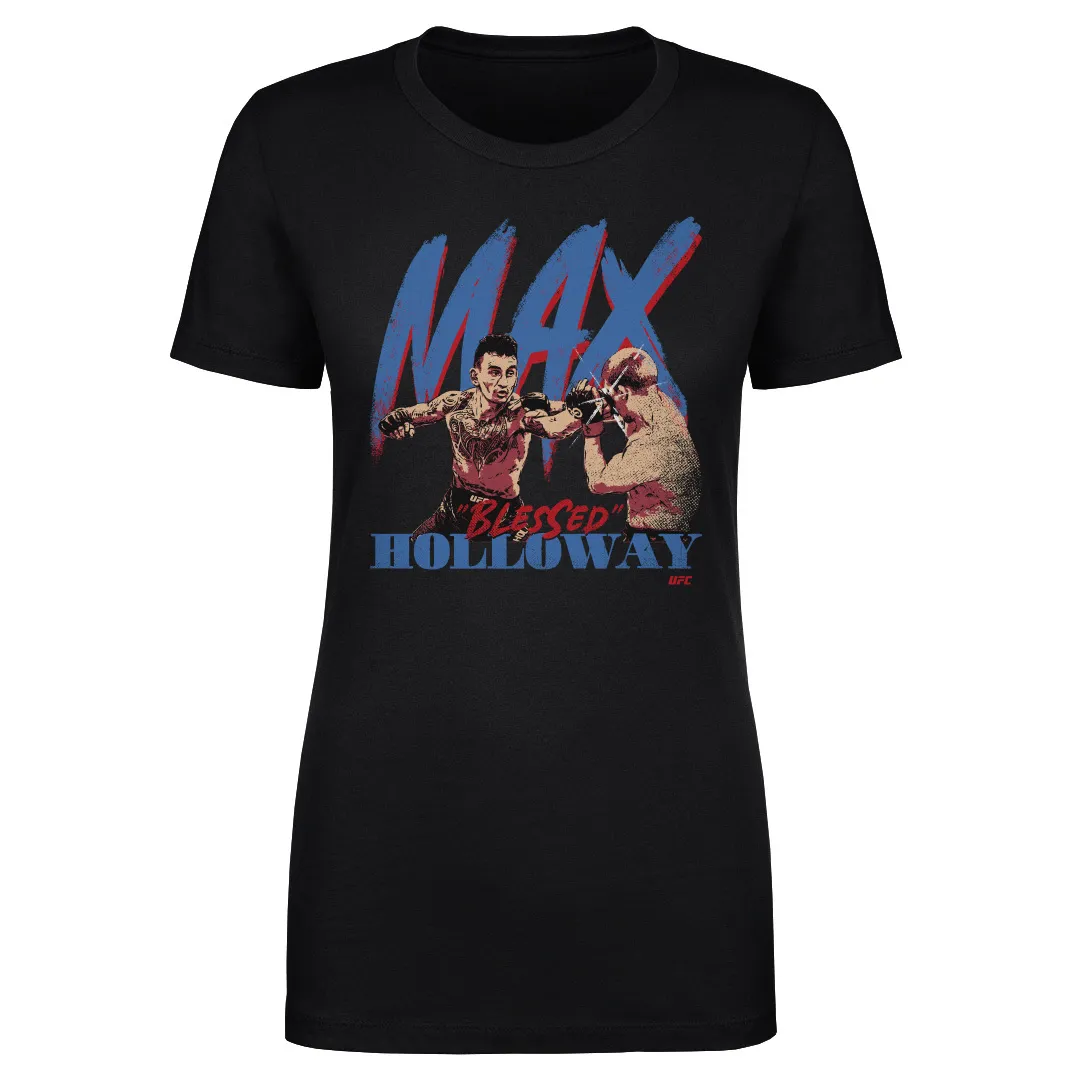 Women's 500 Level Black Max Holloway Strike T-Shirt sold by UFC