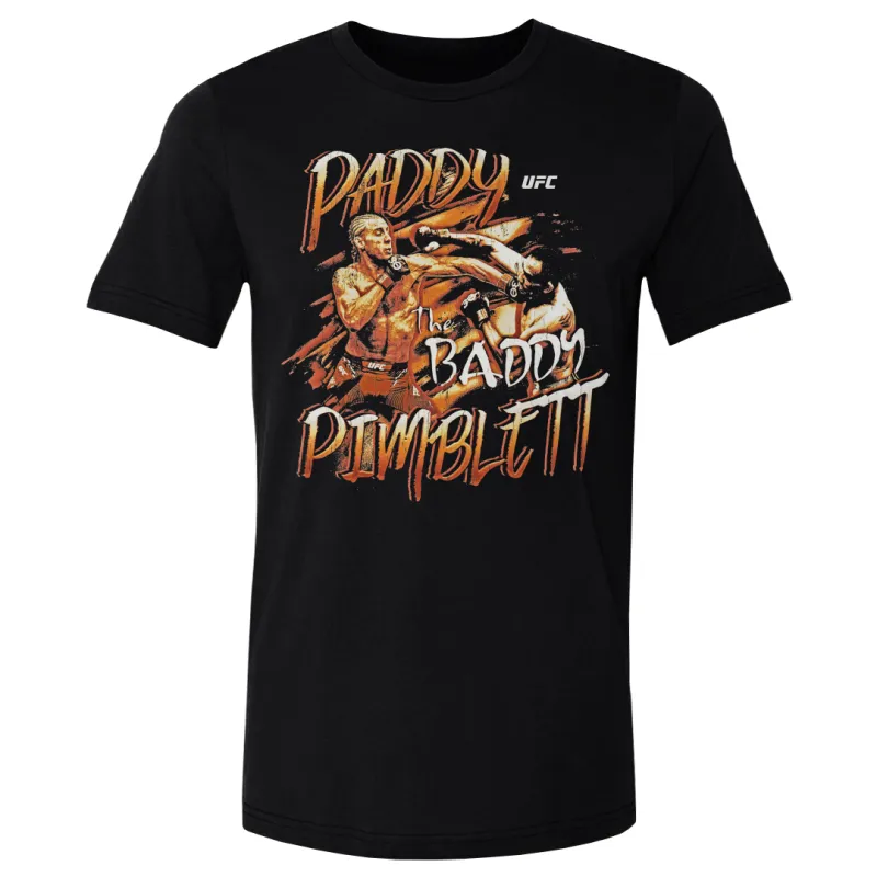 Men's  Black Paddy Pimblett Grunge T-Shirt sold by UFC
