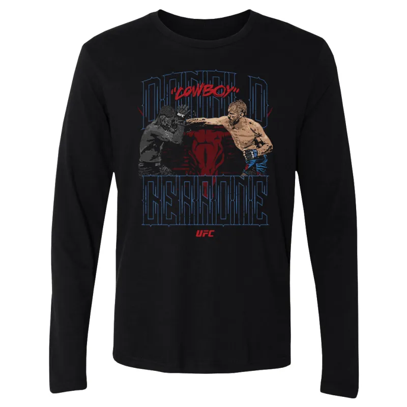 Men's  Black Donald Cerrone Punch Long Sleeve T-Shirt sold by UFC