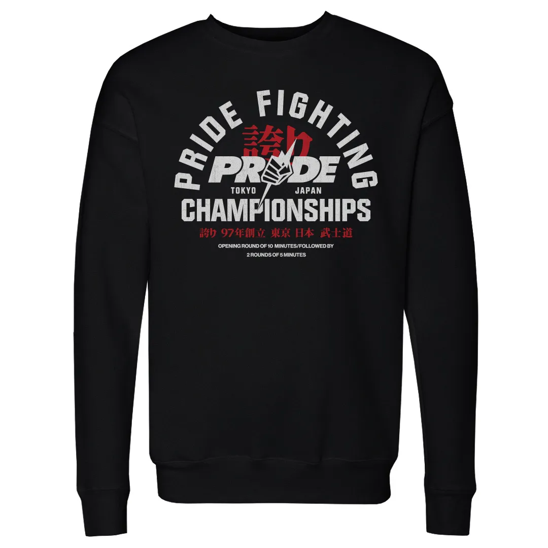Men's 500 Level Black Pride Fighting Championship Pullover Sweatshirt sold by UFC