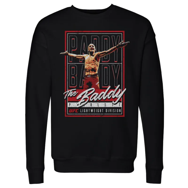 Men's 500 Level Black Paddy Pimblett Celebration Pullover Sweatshirt sold by UFC