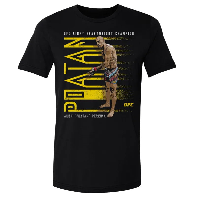 Men's 500 Level Black Alex Pereira UFC Pose T-Shirt sold by UFC
