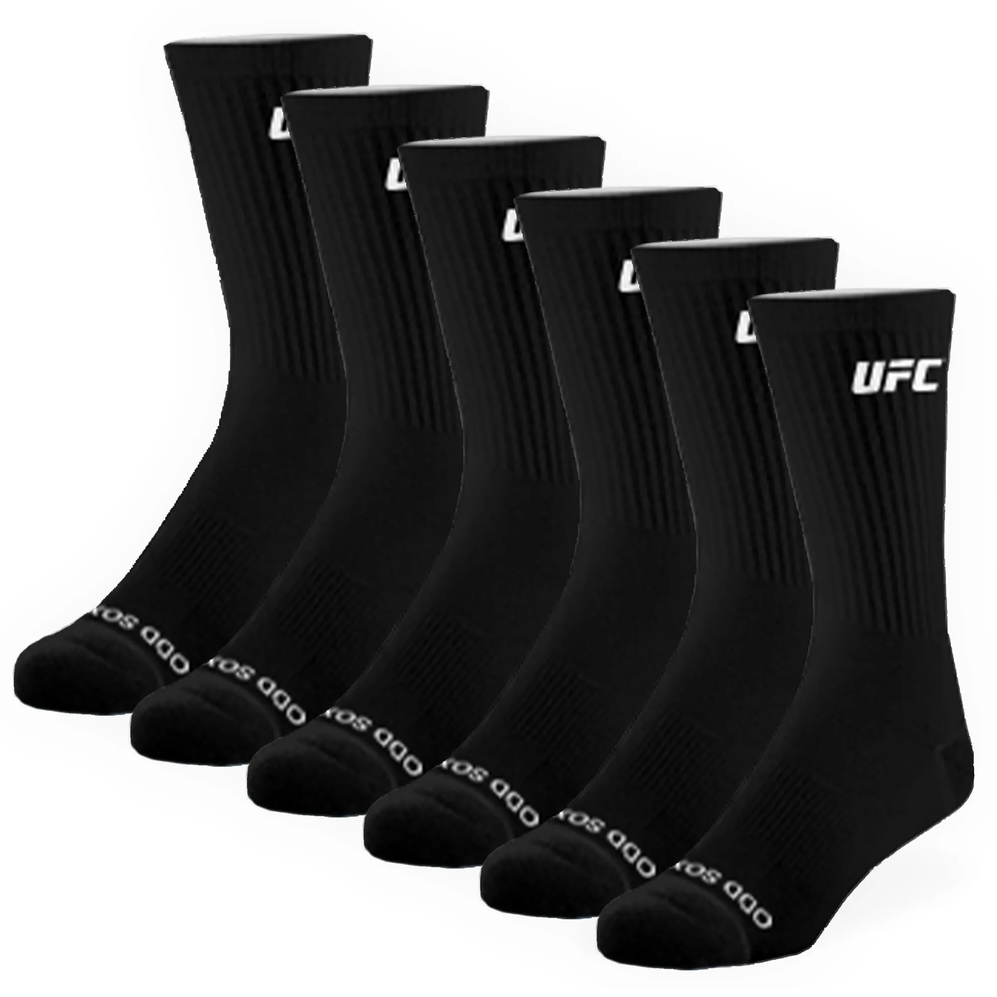 Odd Sox UFC 6-Pack Basix Crew Socks sold by UFC