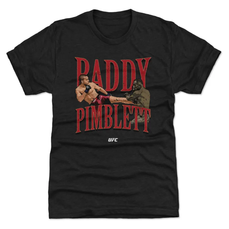 Men's 500 Level Heather Black Paddy Pimblett Body Kick Premium Tri-Blend T-Shirt sold by UFC