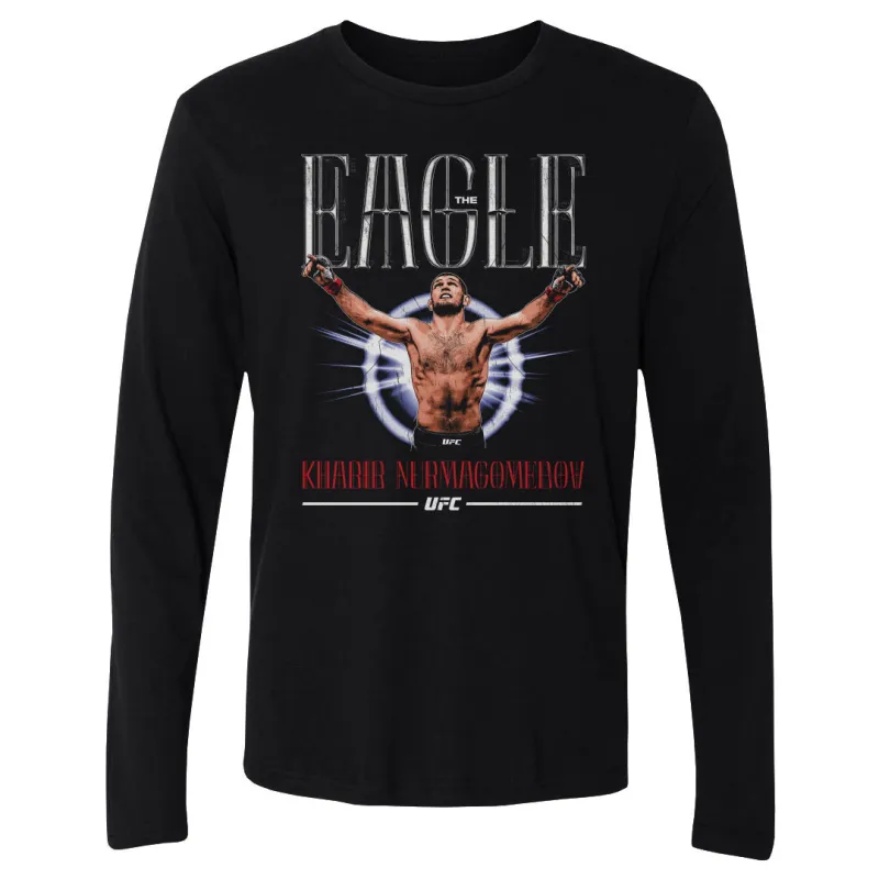 Men's 500 Level  Black Khabib Nurmagomedov "The Eagle" Long Sleeve T-Shirt sold by UFC