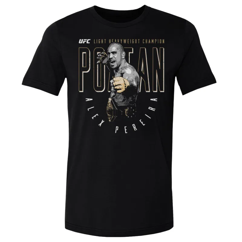 Men's 500 Level Black Alex Pereira Arrow Pose T-Shirt sold by UFC